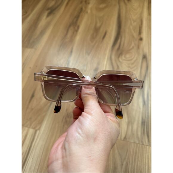 J. McLaughlin Women’s Oversized Rose Colored Sunglasses - Picture 2 of 9